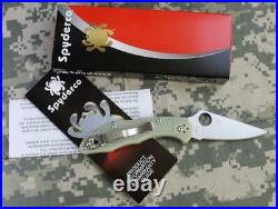 Spyderco C11FPGITD Delica Glow in Dark FRN Handle Folding Knife Plain Edge NEW