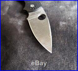 Spyderco C41CF40TH Native 5 40th Anniversary Knife withDamscus, Golden, CO