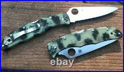 Spyderco Exclusive Endura 4 Knife Zome Limited Glow-in-dark Handle