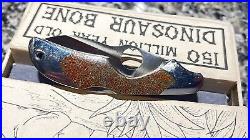 Spyderco Kiwi Knife Dinosaur Bone Santa Fe Stoneworks RARE