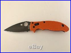 Spyderco Manix 2 with Custom Scales and Sheath