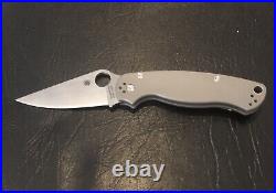 Spyderco ParaMilitary 2 Spyderco TC4 handle