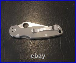 Spyderco ParaMilitary 2 Spyderco TC4 handle