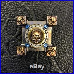 Steel Flame 3-D Copper Mini Warrior Ring Spin