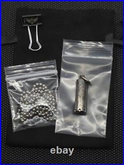 Steel Flame Crusader VGM Reliquary Ash Canister with baggie and clip