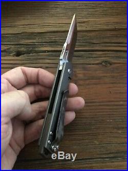 Steel Flame Hagikure Flipper Knife Original Crusader Cross Edition Brand New