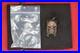 Steel Flame XL 3D Hardness Skull withRed Eyes in Bronze Stainless EBO