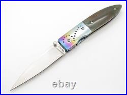 Steve Jernigan B51 Custom Titanium Linerlock Folding Pocket Knife