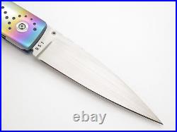 Steve Jernigan B51 Custom Titanium Linerlock Folding Pocket Knife