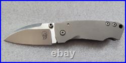 Steven Carroll Custom Knives EDMW (Every Day Modern Wharncliffe), Full Ti, S35VN