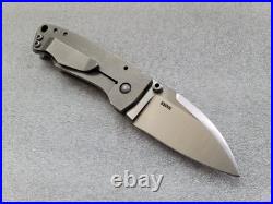 Steven Carroll Custom Knives EDMW (Every Day Modern Wharncliffe), Full Ti, S35VN
