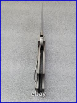 Steven Carroll Custom Knives EDMW (Every Day Modern Wharncliffe), Full Ti, S35VN