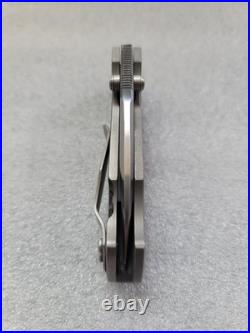 Steven Carroll Custom Knives EDMW (Every Day Modern Wharncliffe), Full Ti, S35VN