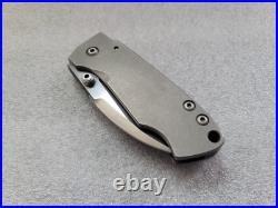 Steven Carroll Custom Knives EDMW (Every Day Modern Wharncliffe), Full Ti, S35VN