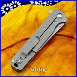 Straightback Folding Knife Pocket Flipper Hunting Tactical Titanium Alloy Handle