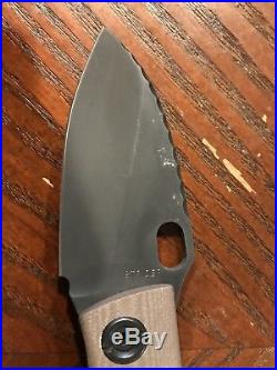 Strider Baby Huey SJ-75 Hand-ground Knife With Tan G10