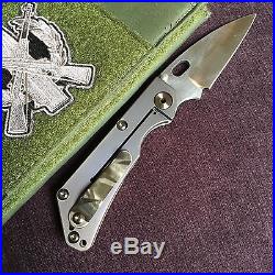 Strider Custom Duane Dwyer Spalted Maple SNG Knife