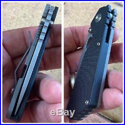 Strider Custom Knives MSC PT FrameLock Mini Pocket Knife -Black G10 LEGO Handle