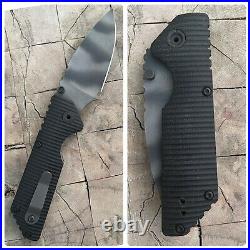 Strider Folding Pocket Knife by Mick Strider MSC AR Folding Knife Black G10