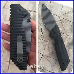 Strider Folding Pocket Knife by Mick Strider MSC AR Folding Knife Black G10