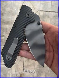 Strider Folding Pocket Knife by Mick Strider MSC AR Folding Knife Black G10