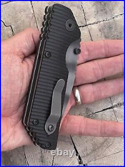 Strider Folding Pocket Knife by Mick Strider MSC AR Folding Knife Black G10