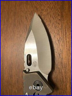 Strider Knives. 75 AR CPM-S35VN with Bronze Titanium
