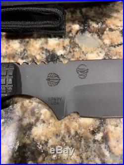 Strider Knives DUB-L Black Monkey Edge FRAG pattern3v Actual Pics As Well