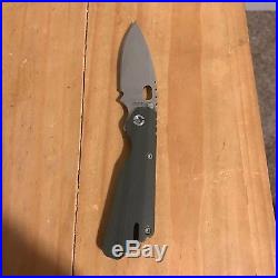 Strider Knives PT-CC Green G-10 Folding Knife (Stonewash PLN)
