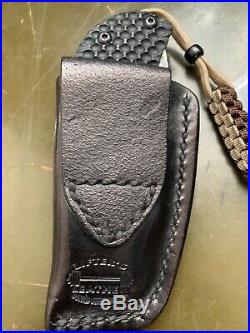 Strider Knives RCC Tanto GG. With Lifters Leather Sheath. Rare Strider Item