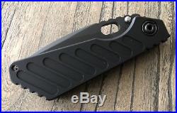 Strider Knives SNG Thick Dagger Grind Black Oxide CPM 20CV Blade