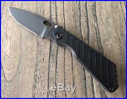 Strider Knives SNG Thick Dagger Grind Black Oxide CPM 20CV Blade