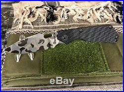 Strider Knives SnG folder. Camo finish. S30V Blade Show 2015 Mint Free Pouch