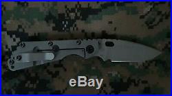 Strider NSN SMF Black Aluminum Military Issue Tactical Knife