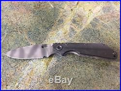 Strider SMF CC Knife Black With Flamed Ti