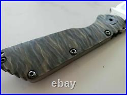Strider SMF with Custom Scales By Reese Weiland Custom Folding Knife