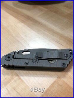 Strider SNG Black Flag G-10 Scale, PSF27 Blade, Flamed Ti, Awesome