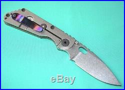 Strider SNG Knife with Timascus Clip & Stabilizer