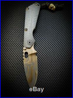 Strider Starlingear Collab SnG knife VERY RARE! Everett Leather Sheath