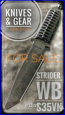 Strider WB Mod10 Black S35VN Strider SnG Strider Knives, Mick Strider, Strider