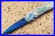 Suchat Jangtanong Custom Folding Knife Color Damascus Titanium Tariff Free
