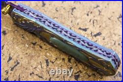 Suchat Jangtanong Custom Folding Knife Color Damascus Titanium Tariff Free