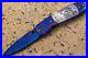 Suchat Jangtanong Custom Handmade Folding Knife Damascus Black Mother of Pearl