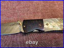 Suchat Jangtanong Handmade Exotic Thai Folding Art Knife -ABSOLUTELY BEAUTIFUL