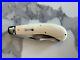 Super Rare Tony Bose Custom Jumbo SaddleHorn Pocket Knife Goat Horn Brand New