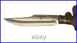 Superb Vintage Spanish Made Billet Lock Navaja with Genuine Stag Handles 5
