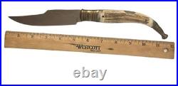 Superb Vintage Spanish Made Billet Lock Navaja with Genuine Stag Handles 5