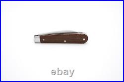 T. A. Davison Custom Slipjoint knife, A2 steel, nice walk and talk, Brown micarta