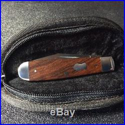 T. A. Todd Davison Custom Traditional Slip Joint Folder Knife, Iron Wood Covers