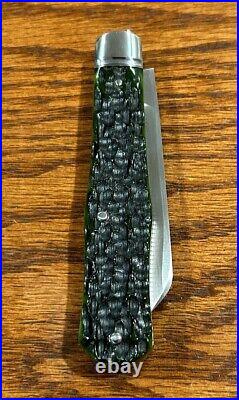 T. A. Todd Davison Green Handle Pocket Knife